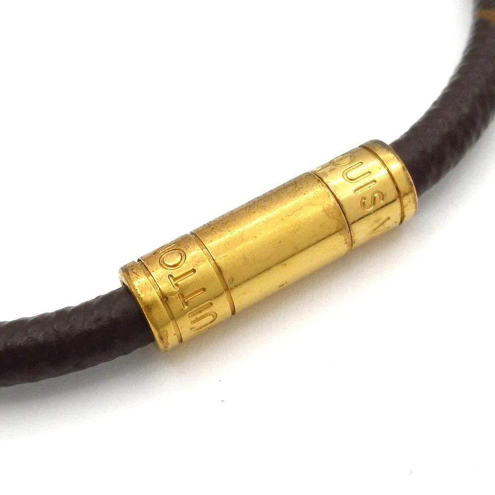 Louis Vuitton Brassle Hang It Bracelet MP299E Dark Brown